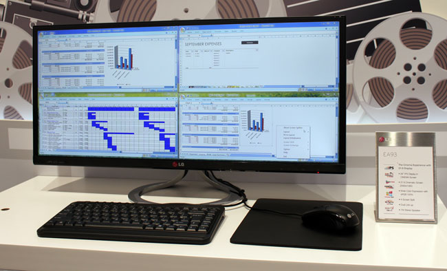 Click to enlarge Hands-on with 21:9 PC monitors