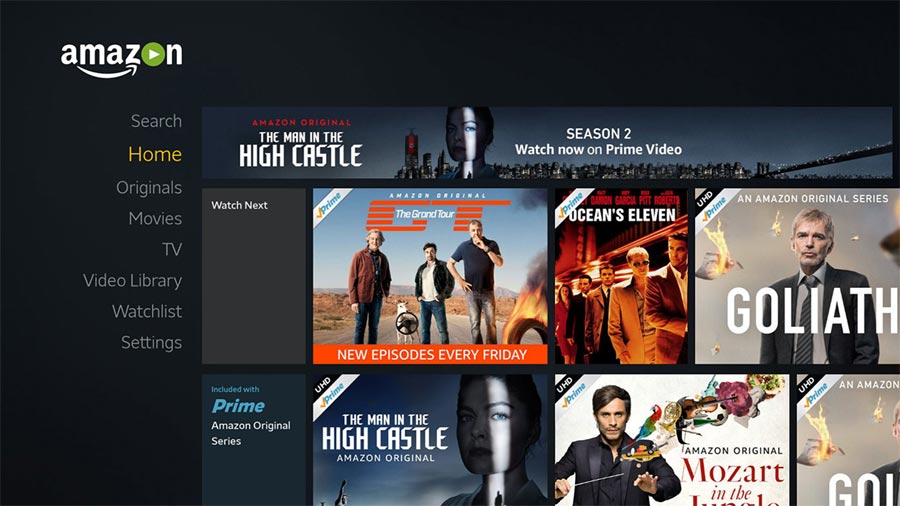 Amazon Video on Nvidia Shield