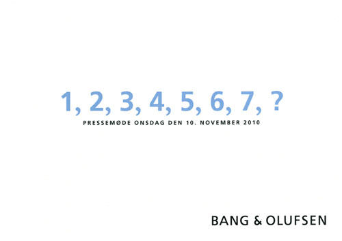Bang and Olufsen November 10