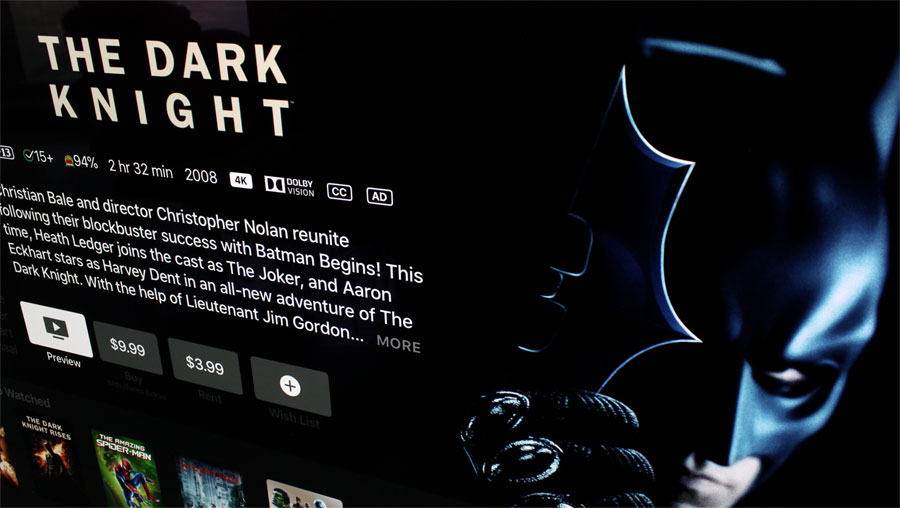 The Dark Knight on iTunes