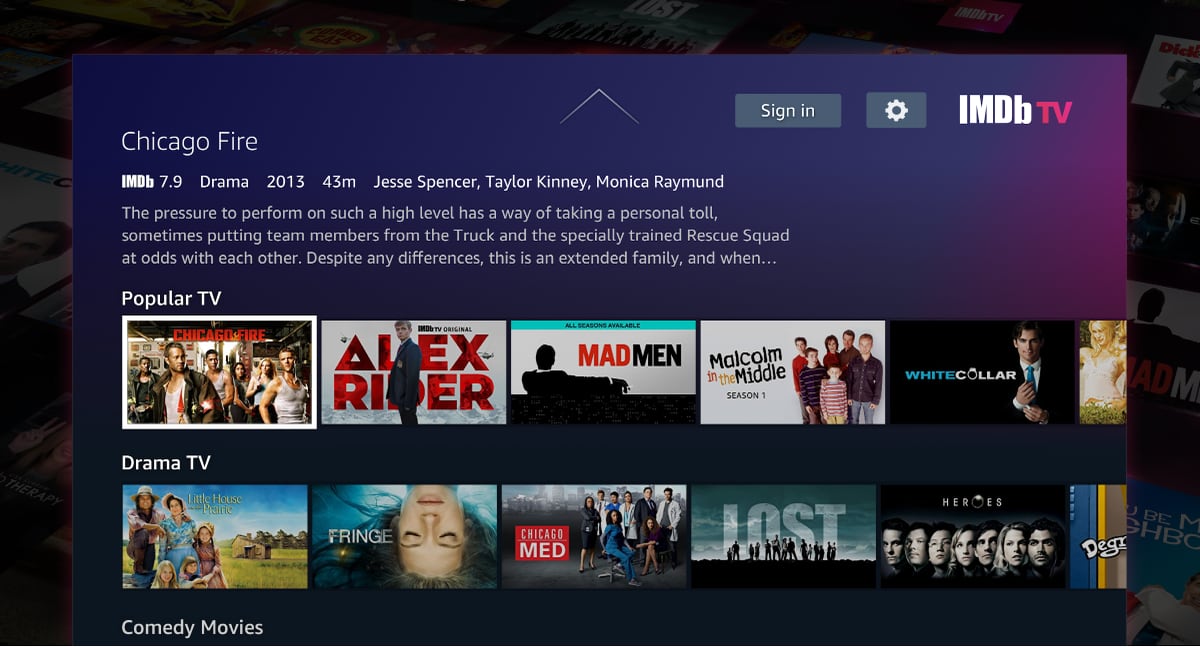 IMDb TV for Android TV
