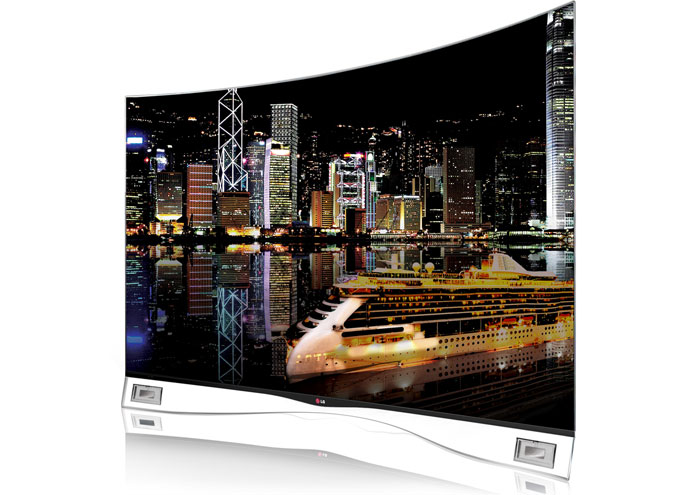 Click to enlarge LG’s curved OLED-TV