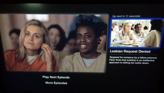 Netflix post-play on Apple TV