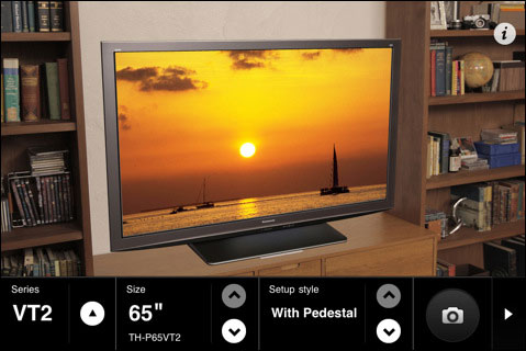 Panasonicâ€™s iPhone App can help you choose the right TV size