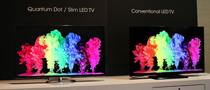 Sharp TV with quantum dots