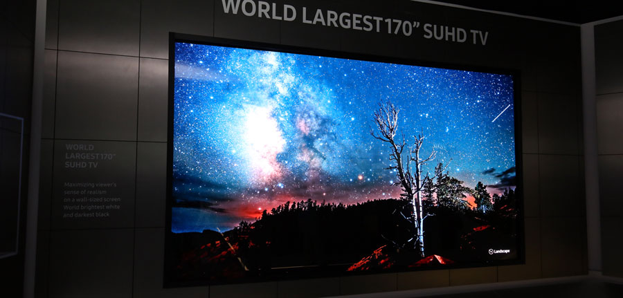 Samsung 170-inch SUHD TV