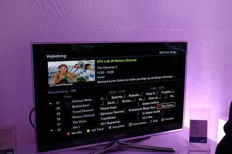Click to enlarge Samsung EPG and PVR