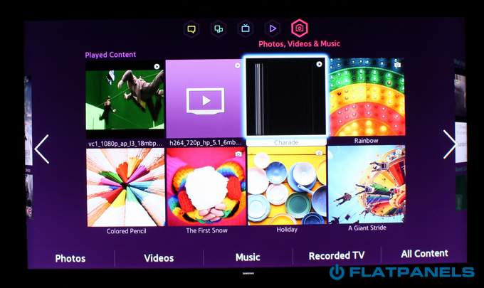 Click to enlarge Samsung F8000 review