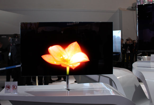 Click to enlarge Samsung’s 55-inch Super OLED-TV