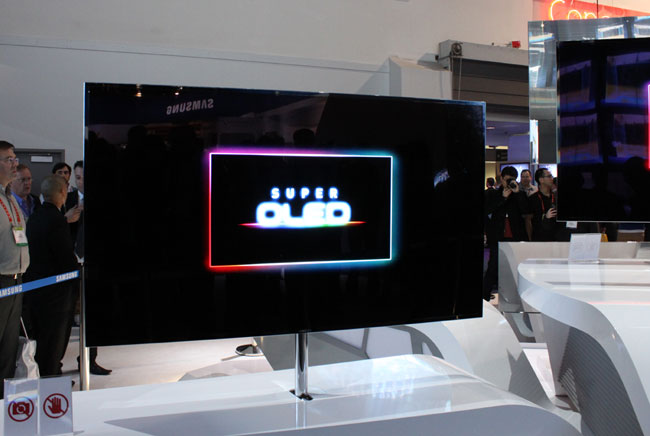 Click to enlarge Samsung’s 55-inch Super OLED-TV