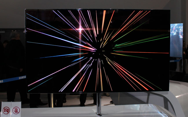 Click to enlarge Samsung’s 55-inch Super OLED-TV