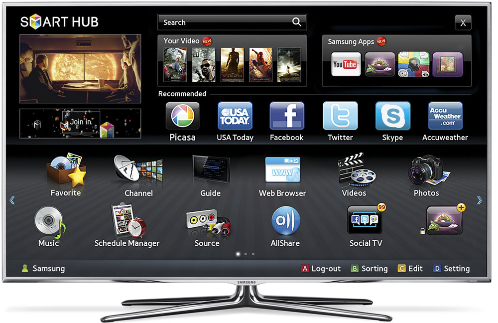 Телевизор Samsung Smart Tv