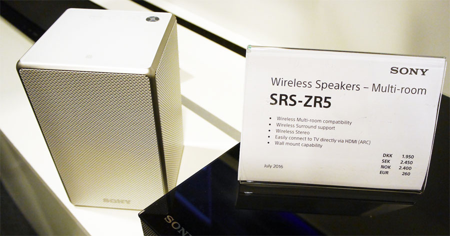 Sony ZR5 wireless speaker