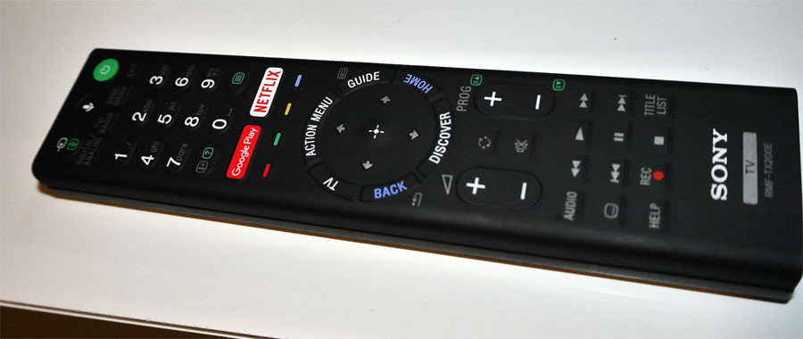 Sony 2016 remote