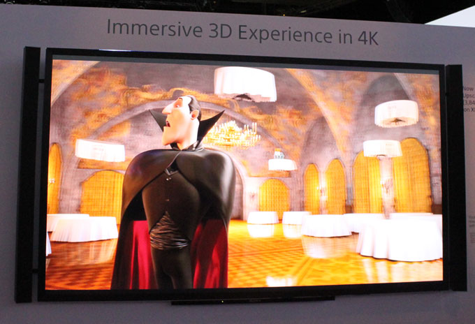 Click to enlarge Sony 4K 3DTV