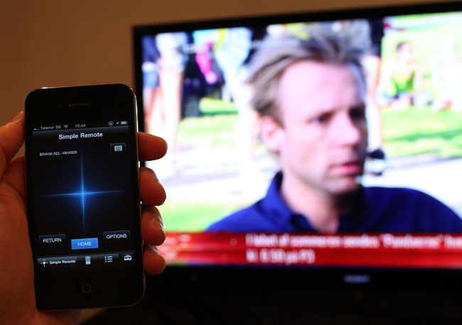 Sony’s smartphone App controls the TV with Apple and Android devices