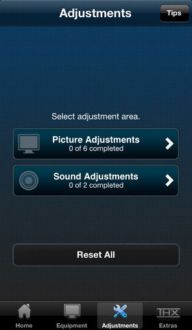 THX Tune-up app