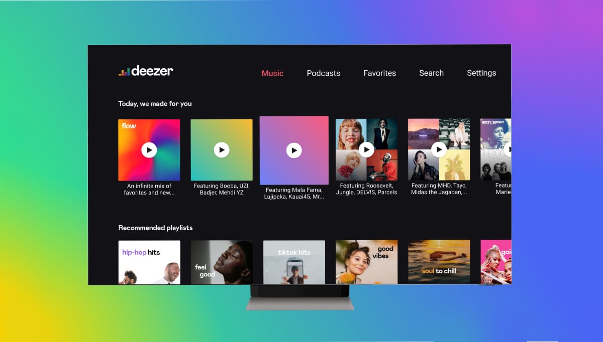 Deezer Samsung TV