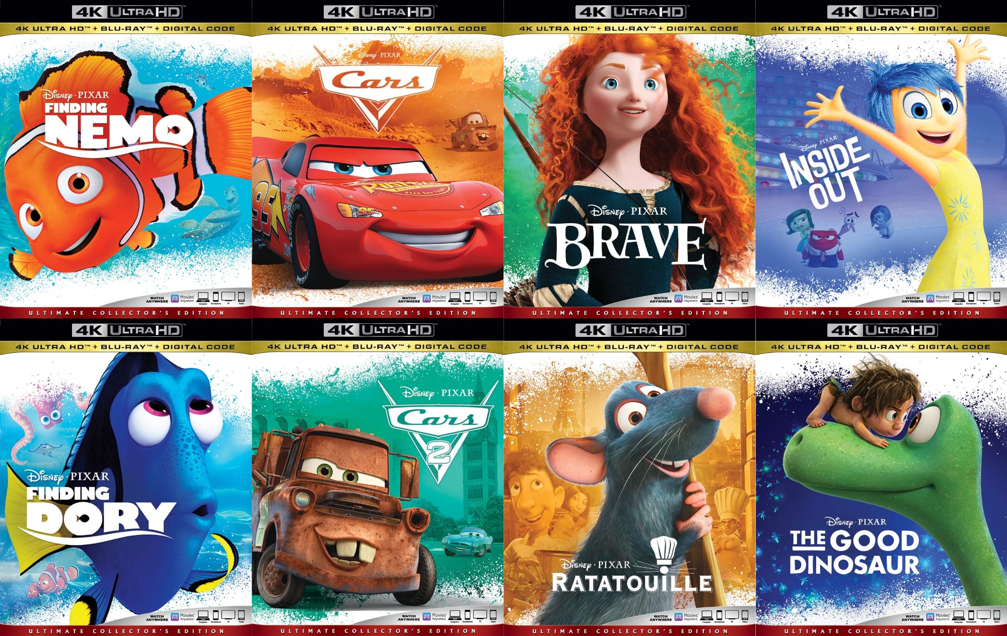 Incoming: Wave of Disney animation & Pixar movies on Ultra HD Blu