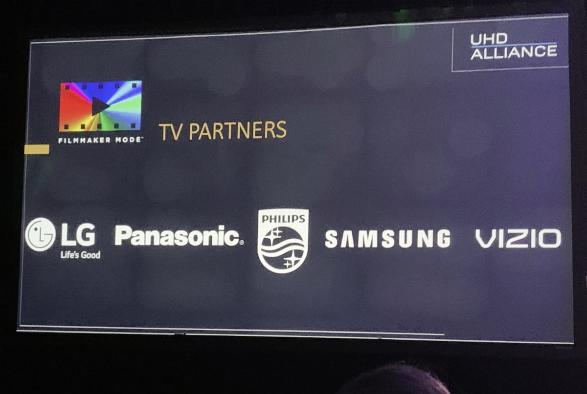 Filmmaker Mode at CES 2020 Filmmaker Mode at CES 2020