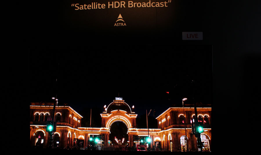 LG HDR demo at IFA 2015