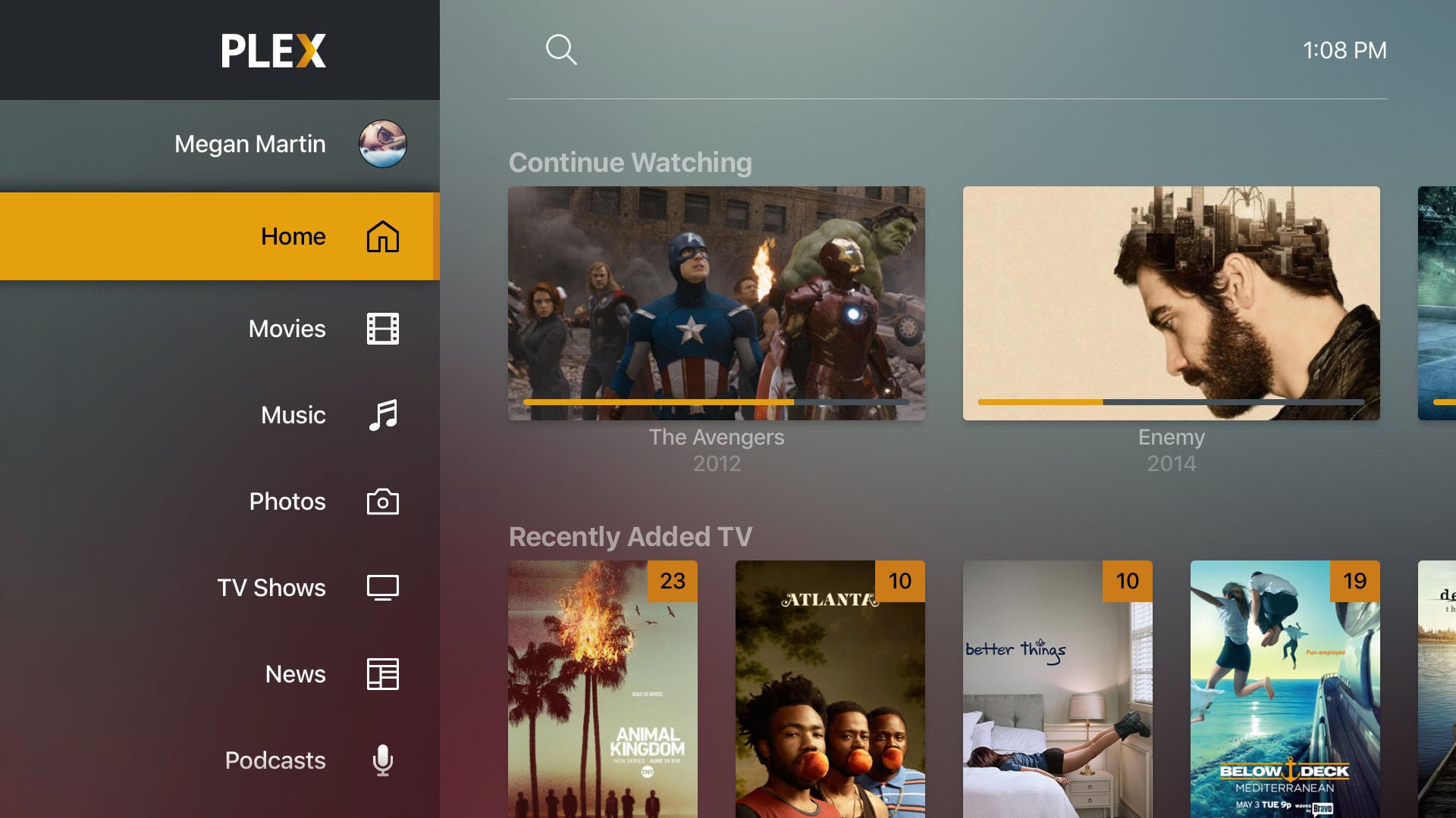 Plex debuts redesigned TV app on Roku Apple TV (beta) - FlatpanelsHD