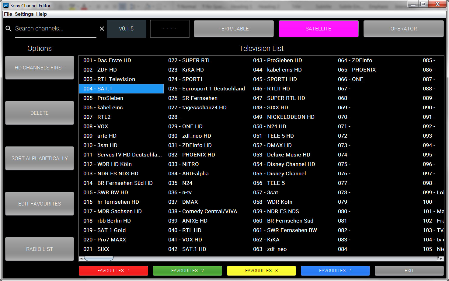 Sony releases tool to edit your TV channel list via a PC - FlatpanelsHD